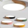 Nordic App Round Multicolor Alloy Dimmable LED Ceiling Lights