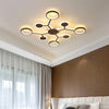 Modern remote LED chandelier lighting for living room