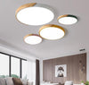 Nordic App Round Multicolor Alloy Dimmable LED Ceiling Lights