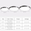 Surface Mount Remote Control Modern LED Ceiling Lighting Fixture