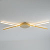 Aisle Chrome/Gold Plated Minimalist Modern LED Ceiling Lights