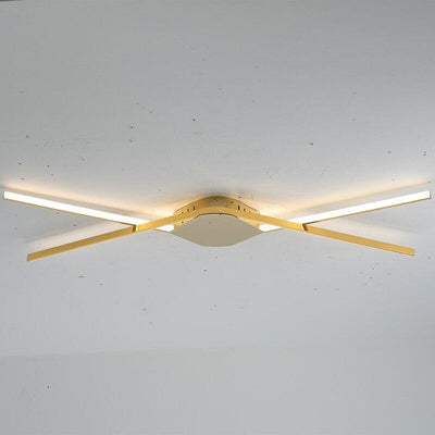 Aisle Chrome/Gold Plated Minimalist Modern LED Ceiling Lights