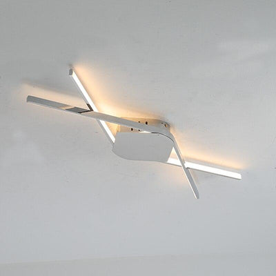 Aisle Chrome/Gold Plated Minimalist Modern LED Ceiling Lights