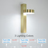 Nordic Minimalist Design Golden Stair wall Light with Switch