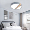 Round Green Modern LED Ceiling Light Fixture