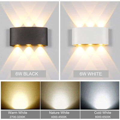 Nordic LED Waterproof outdoor wall lights for Porch/ /Garden /Bathroom