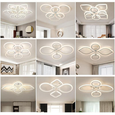 Flowers Unique Design Modern LED Lighting Ceiling Lamp