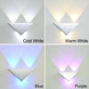 Led indoor bedside hallway wall lamp