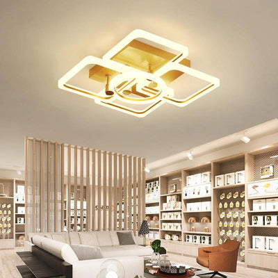 Lighting Garner - Rectangle Modern LED  Ceiling Lamp  Fixtures