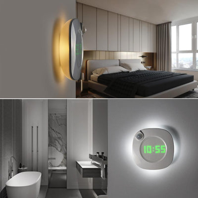 PIR Motion Sensor LED Wall Lamp With Time clock