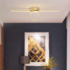 Gold/Chrome Plated Stylish Modern Ring Unique LED Ceiling Lights Fixtures