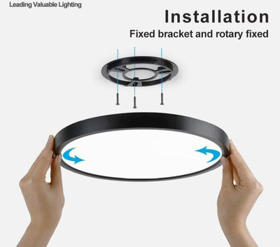 Black Shell LED Ceiling Light