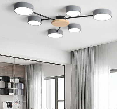 Nordic Ceiling Mounted Bedroom Lustre