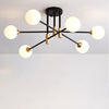 Nordic glass magic bean LED ceiling lamps