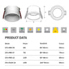 Flickering Deep Glare LED COB Recessed Downlight