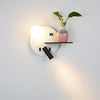 USB lighting modern wall sconce switch luminaire