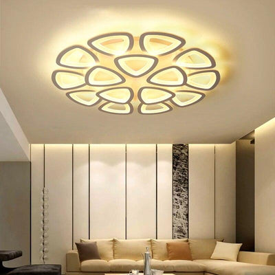 Iron Acrylic 5/9/12/15 Heads Modern Indoor Ceiling Light