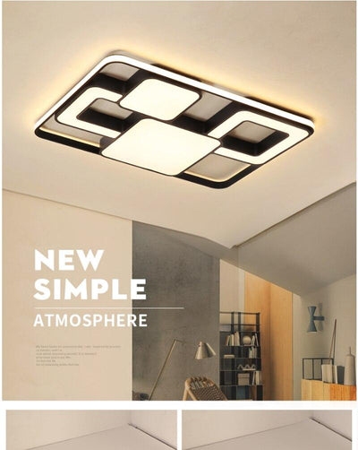 Surface mounted Rectangle Modern Ceiling Lamp fixtures