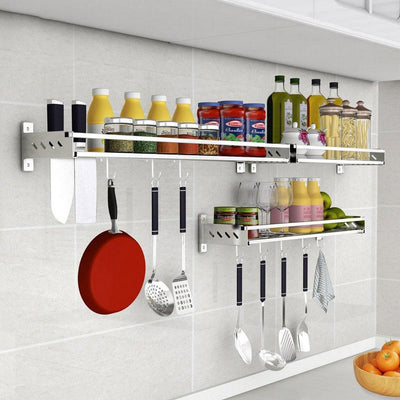 Stainless Steel Storage Hanging Shelf Kitchen Storage Rack