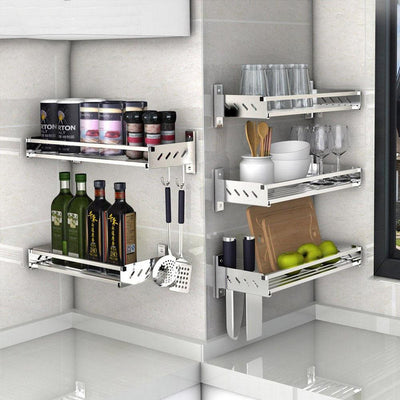 Stainless Steel Storage Hanging Shelf Kitchen Storage Rack