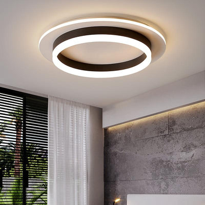 Hallway balcony corridor Coffe white ceiling light lamps