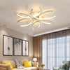 Aluminum Wave White surface mounted Unique Design Led Ceiling Lights