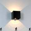 LED IP65 Waterproof Outdoor&Indoor Wall Lamp With Human Body Motion Sensing