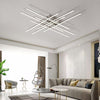 Chrome Finished Crystal Aluminum Modern led Chandelier Lighting