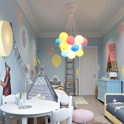 Multi-color Balloon LED Ceiling Lamp