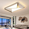 Rectangular Modern LED Ceiling Lights lamp with remote control