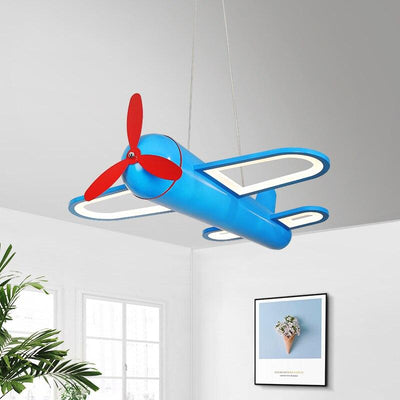 Kidsroom Cartoon Plane LED Pendant Lighting Fixtures