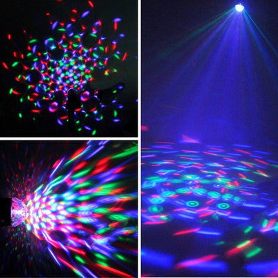 Mini RGB LED Crystal Magic Ball Stage Effect Lighting