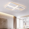 White/Black Lustre Modern LED Rectangular Ceiling Chandeliers Lighting