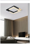 Square White+Black surface mounted Modern LED Ceiling Lights