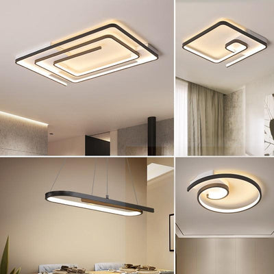 Modern LED Geometric Ceiling Lights