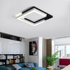 Square White+Black surface mounted Modern LED Ceiling Lights