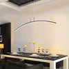 Modern home decor Lustre LED light Black Chandelier