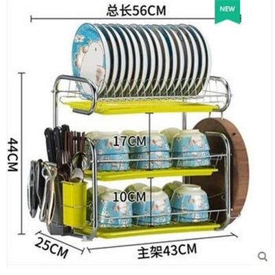 3-Layer Dishes Rack