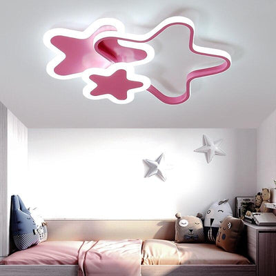 Rose Stars Modern Led Ceiling Lights