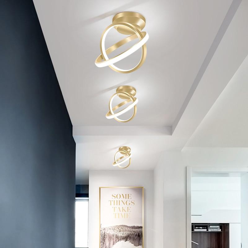 New Gold Aisle corridor balcony porch entrance cloakroom LED Ceiling lamps