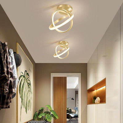 New Gold Aisle corridor balcony porch entrance cloakroom LED Ceiling lamps