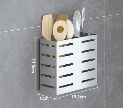 304 Stainless Steel Wall Mount Kitchen Storage Rack Dish Drainer