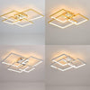 Square Modern Gold/Chrome Plated LED Ceiling lamp