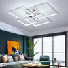 Square Modern Gold/Chrome Plated LED Ceiling lamp