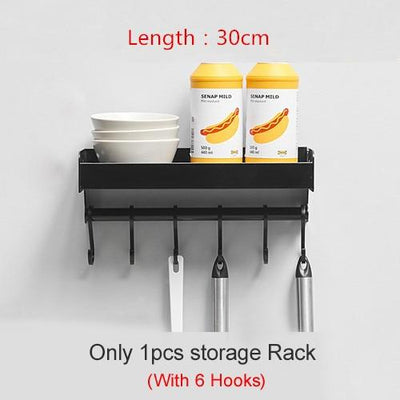 Wall-Mount Spice Racks Organizer