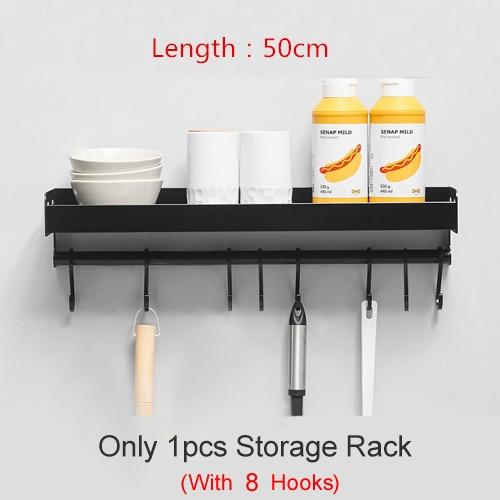 Wall-Mount Spice Racks Organizer