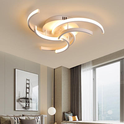 Modern LED Spiral Ceiling Chandelier Lighting Fixtures