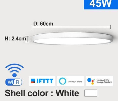 App Google Home Alexa Echo AI Voice Control Surface Mounting Ceiling Lamp