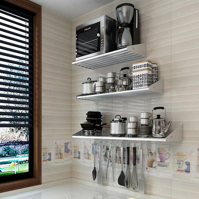 Wall-mounted Kitchen Rack Shelf Cabinet Organizer