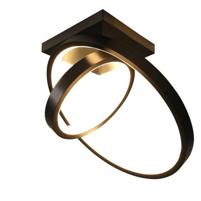 Small & Big Black Rings LED Ceiling Light Fixtures for bedside Aisle corridor balcony Entrance